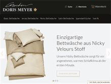 Tablet Screenshot of doris-meyer.de